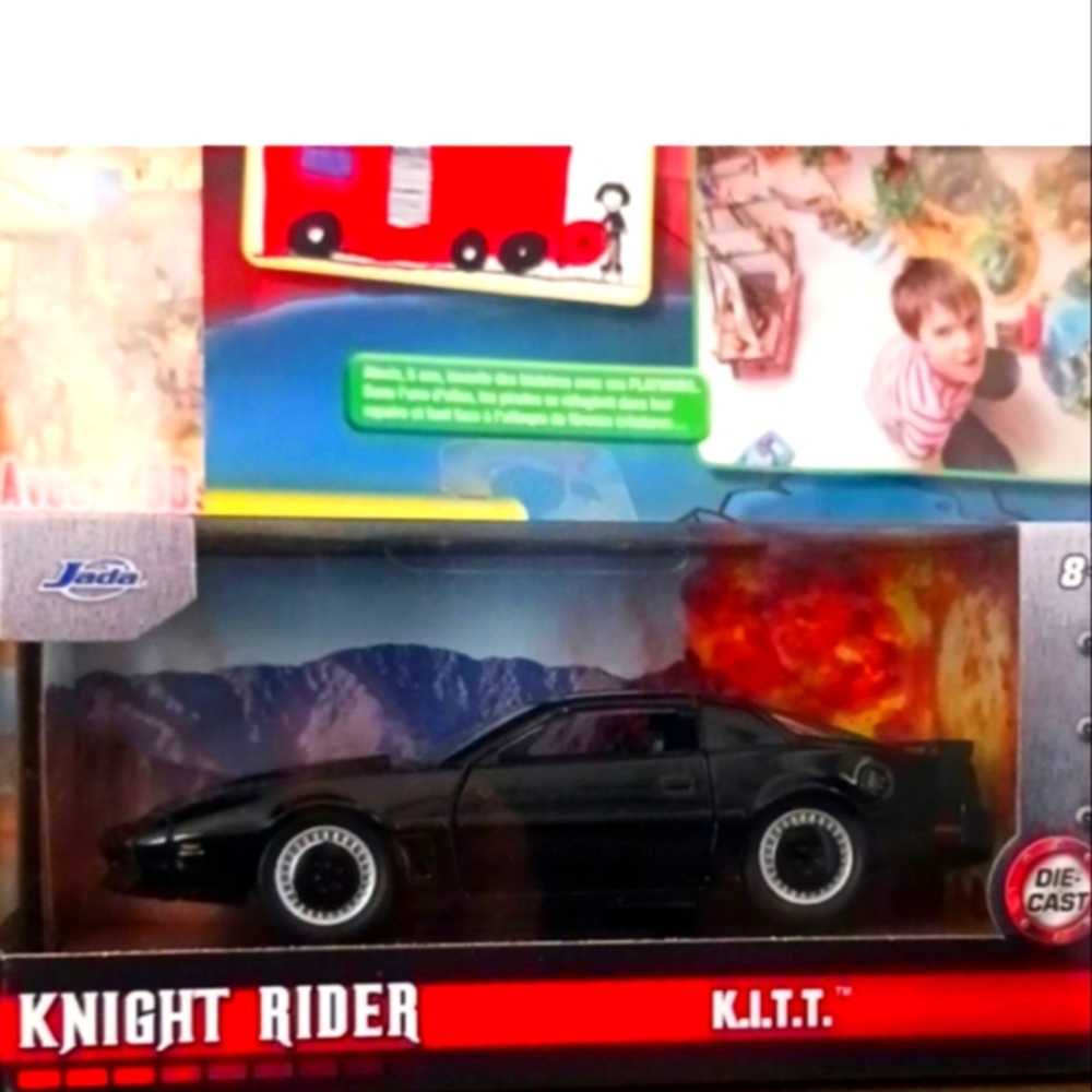 Knight Rider K.I.T.T Diecast- Jadatoys, 1:32, Black.